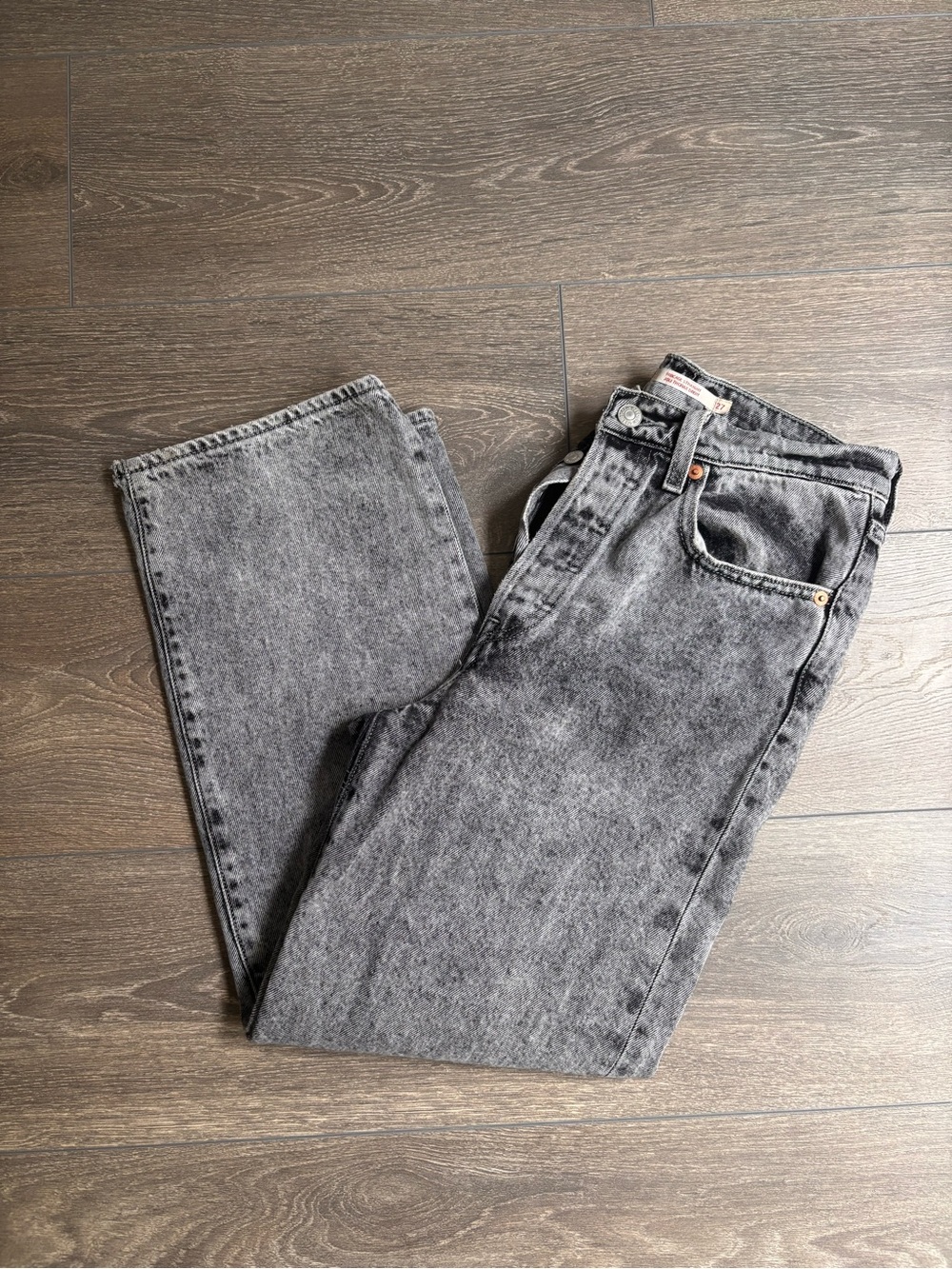 Levi's Rib Cage Straight Women's Grey Jeans